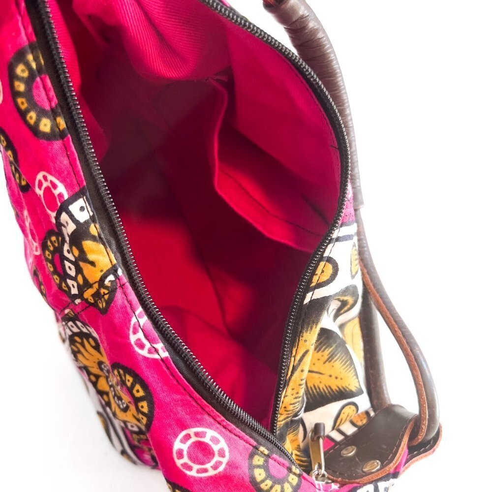 Annabelle Thom Leather and cloth Hobo Bag - Picture 5 of 9